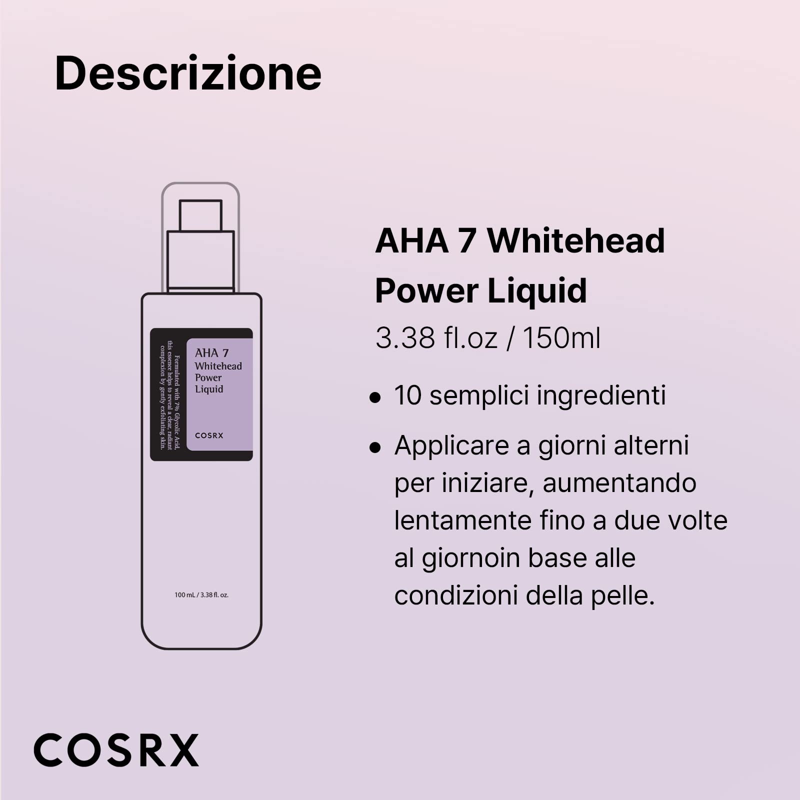 COSRX AHA 7 Whitehead Power Liquid, 100ml