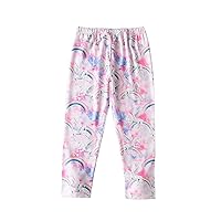 Kids Girls Casual Tie Dye Joggers Comfort Loose Sweatpants Print Flower Cartoon High Waist Trouser for Summer
