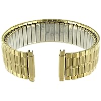 16-22mm Speidel Stainless Elegant Link Gold Tone Metal Watch Band Regular 136432