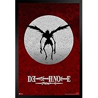 Death Note Poster Anime Merch Poster Cool Anime Posters Decorative Wall Decor Modern Teen Boys Room Bedroom Decor Aesthetic Anime Manga Series Ryuk Picture Modern Wood Frame Display 9x13