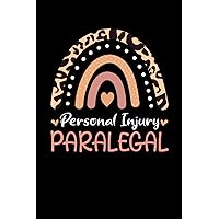 Personal Injury Paralegal Rainbow leopard Appreciation PROJECT and PRODUCT MANAGEMENT: Lined Notebook / Journal Gift , 120 Pages , 6X9 ,Soft Cover , Matte Finish
