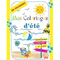 Mes coloriages d'été (French Edition)