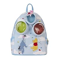 Loungefly Disney Winnie the Pooh and Friends Floating Balloons Double Strap Shoulder Bag