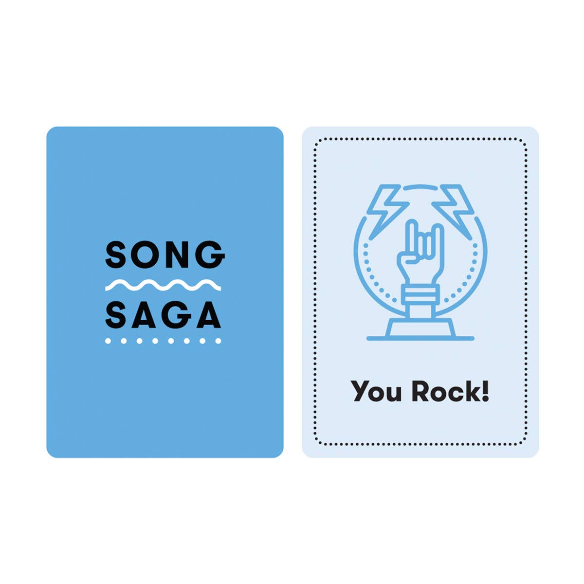 Song Saga is The Music and Memory Game That Rocks!  Share The Stories and Soundtrack of Your Life and Discover New Things About Everyone You Play with. No Singing Required.