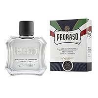 Proraso After Shave Balm, Protective and Moisturizing with Aloe Vera and Vitamin E for Dry Skin, 3.4 Fl Oz (Pack of 1)(Packaging May Vary)