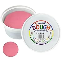 Hygloss Products Kids Unscented Dazzlin’ Modeling Dough - Non-Toxic - 3lb - Pink- 1 Piece