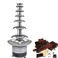 Chocolate Fountain 110V Electric 7-Tiers Digital Chocolate Fountain Melting Machine Heating Fondue Fountain,8kg of chocolate