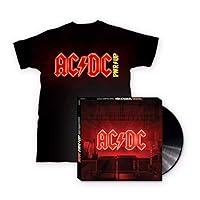 Pwr Up - Exclusive Limited Edition Black Colored Vinyl LP With Rare ACDC Shirt (Large)