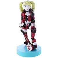 Exquisite Gaming: Warner Bros: Harley Quinn - DC Original Mobile Phone & Gaming Controller Holder, Device Stand, Cable Guys, Licensed Figure