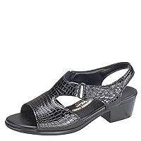 SAS Womens, Suntimer Black Croc Sandal