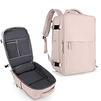 coowoz Travel Backpack For Women Men Airline Approved,Carry On Backpack,Large Hiking Backpack Waterproof Outdoor Sports Rucksack Casual Daypack Fit 15.6 Inch Laptop Backpack (Lotus pink)