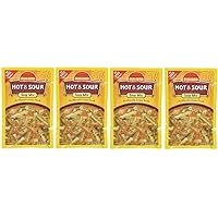 Sunbird Hot & Sour Soup Mix Packets - Asian Soup Recipe - 1.34 Ounce Each Packet (Pack of 4)