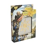 Arcane Tinmen Dragon Shield: Roleplaying Spell Codex: Ashen White – Compatible with Official DND Spell Cards – Dry Erase Marker and 5e Compatible Spell Slot Tracker Included