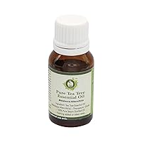 R V Essential Pure Tea Tree Essential Oil 5ml (0.169oz)- Melaleuca Alternifolia (100% Pure and Natural Therapeutic Grade)