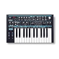 Novation Bass Station II Analog Monosynth – includes 64 factory patches, pattern-based step sequencer and arpeggiator, two oscillators plus an additional sub oscillator.