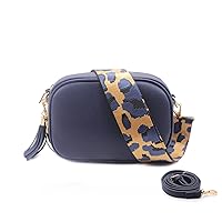 Women's Classic Design Lightweight Vegan Leather Crossbody Shoulder Handbag Practical Ladies Casual Messenger Handbag With Tassel Charm