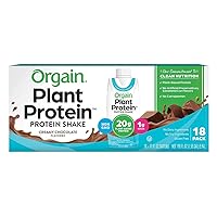 Orgain Plant Protein Shake Chocolate (18 X 11 Fl Oz)Net Wt (198 Fl Oz),