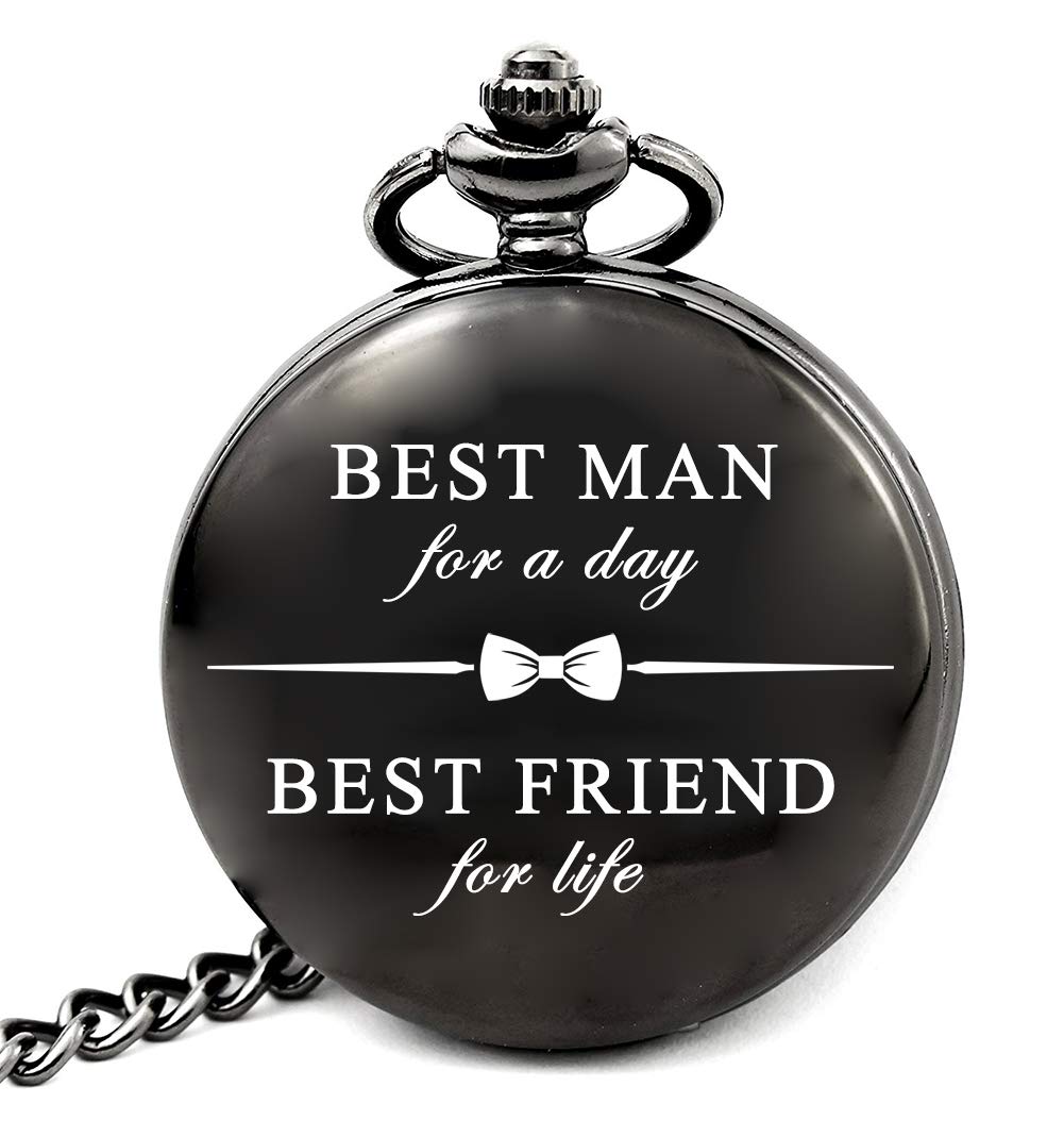 levonta Father of The Groom Gifts for Wedding, Best Man Gifts, Father of The Bride Gifts, Groomsmen Gifts Pocket Watch