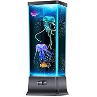 CALOVER Gifts for Kids Men Women Friends Family Cool Jellyfish Lamp Night Light for Girls Boys Kids Home Office Bedroom Decor for Christmas Holiday Birthday Party