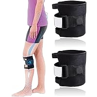 Pressure Point Brace Relieve Acupressure Leg Sciatica - Self Massage Tool, Body Trigger Point Massager, M_agnetic Therapy Knee Recovery Pad Brace Leg Knee Back Pain Relief Magic Leg Pad(2Pcs)