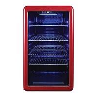 Magic Chef MCB34CHR Beverage Cooler, Red