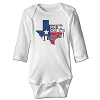 DW Infant Don't Mess with Texas - State of Texas Climb Jumpsuit White 12 Months