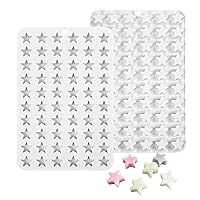 TUKE Food Grade Silicone Stars Molds Baking Mold Non-Stick Silicone Molds for Chocolate, Candy, Jelly, Ice Cube, Muffin (Star A)