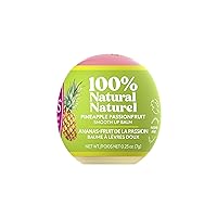100% Natural Lip Balm- Pineapple Passionfruit, All-Day Moisture, Made for Sensitive Skin, Lip Care Products, 0.25 oz