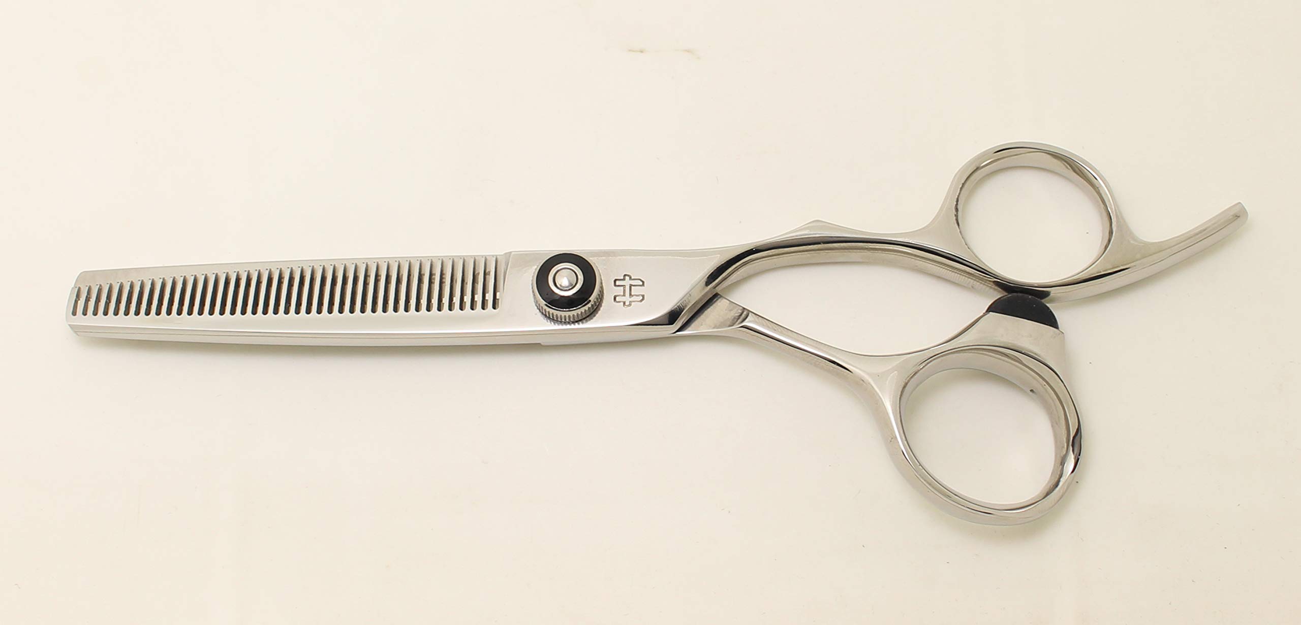 Hitachi Pro Japanese Stainless Steel Professional Thinning Shears-Scissors/Texturizing & Haircut Thinning/Aircraft Alloy Handle/40 Hair Cutting Teeth/Salon/Stylist/Cosmetology/Barber-6.0