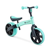 Yvolution Y Velo Junior Toddler Balance Bike | 9 Inch Wheel No-Pedal Training Bike for Kids Age 18 Months to 3 Years