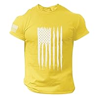 2024 Summer T-Shirts for Men American Flag Patriotic Shirts Short Sleeve Graphic Tee Crewneck 4th of July Tshirts Tees