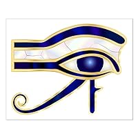 Small Poster Egyptian Eye of Horus or Ra