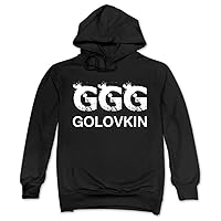 Feniay Gennady Golovkin GGG Boxing Men's Hooded Sweatshirt Black