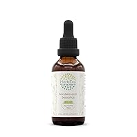 Grindelia and Sassafras B60 Alcohol-Free Herbal Extract Tincture, Super-Concentrated (Grindelia Leaf and Flower. Wildcrafted: Sassafras Root) (2 fl oz)