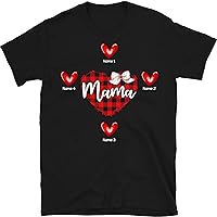 Personalized Grandma Grandkids Shirt, Custom Valentine Sweethearts Nana Mimi Mom Shirt, Funny Valentine Matching Kids Name on Shirt