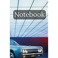 Notebook: Rev Your Imagination: Classic Car-Themed Notebook - Perfect for Car Enthusiasts, Engineers, and Dreamers - 100 pages - 6 x 9 po - 15,24 x 22,86 cm