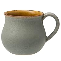 Saikai Pottery Hasami Ware Chojuro Kiln Mug, Approx. 8.5 fl oz (250 ml), Miru Color, Gray