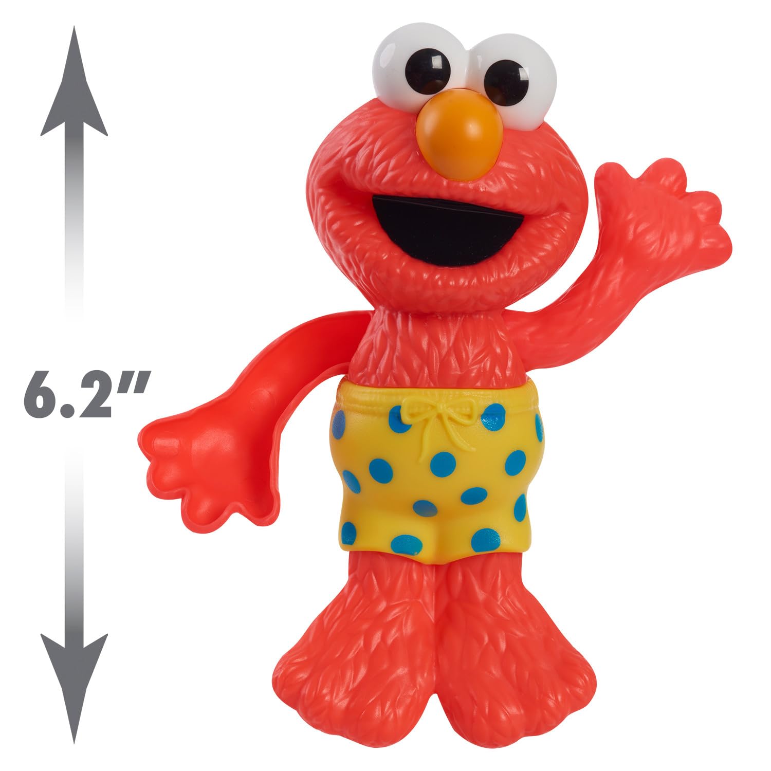Sesame Street Swim and Splash Elmo Wind Up Bath and Pool Toy, Officially Licensed Kids Toys for Ages 2 Up by Just Play