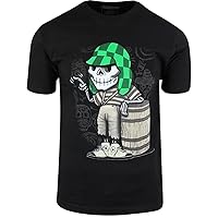 ShirtBANC Mens El Chavo Del Ocho Skeleton Chespirito Legacy Day of The Dead Tee