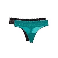Smart & Sexy Women's Mesh & Lace Thong Panties, Available in Multi Packs