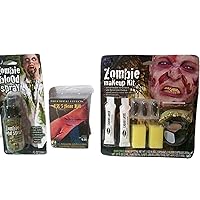Theatrical Makeup Zombie Theatrical Effects Makeup Kits, 3 pack