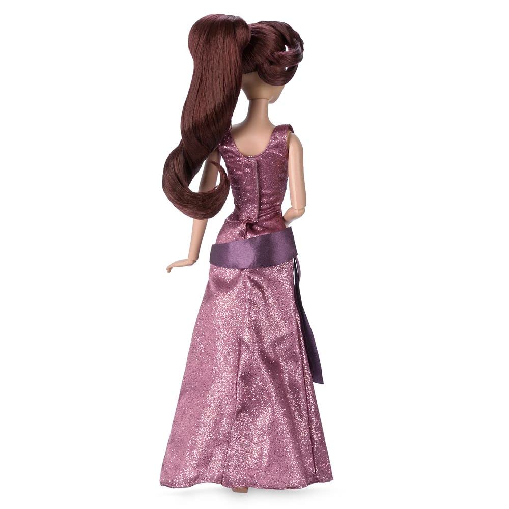 Disney Store Official Megara Classic Doll for Kids, Hercules, 11½ Inches, Includes Brush, Fully Poseable Toy in Glittery Dress - Suitable for Ages 3+ Toy Figure
