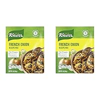 Knorr Soup Mix and Recipe Mix For Soups, Sauces and Simple Meals French Onion No Artificial Flavors 1.4 oz (Pack of 2)