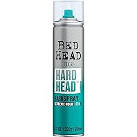 Bed Head by TIGI Hairspray Extra Hold Hard Head Hair Care Spray for All Hair Types, 11.7 oz