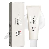 Face Sunscreen Korean Relief Sun Rice Probiotics Spf 50+,Korean Skin Care Sunscreen PA+++ for All Skin Type and UV Defense,Non-Greasy,Nourishing Protector Solar Coreano