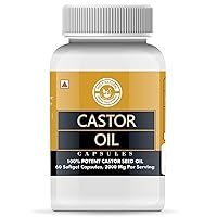 Castor Oil Capsules - 60 Softgel Capsule