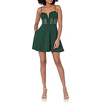 Speechless Women's Sleeveless Fit and Flare Corset Party Dress