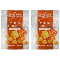 Moon Cheese - 100% Natural Cheese Snack - Cheddar - 2 oz - 2 Pack