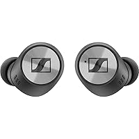 Sennheiser Consumer Audio Momentum True Wireless 2 - Bluetooth in-Ear Buds with Active Noise Cancellation, Smart Pause, Customizable Touch Control and 28-Hour Battery Life - Black (M3IETW2 Black)