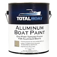 TotalBoat - 520630 Aluminum Boat Paint for Canoes, Bass Boats, Dinghies, Duck Boats, Jon Boats and Pontoons (Khaki, Gallon), 1 Gallon (Pack of 1)